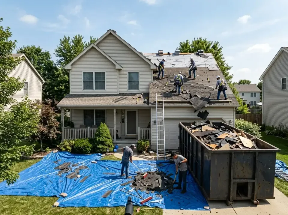 roof-replacement-debris-remova-004 — frequently asked questions, Cheapest Dumpster Rentals in Guilford Center, CT